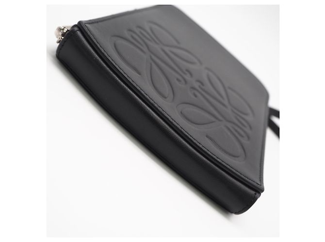 Borsa a tracolla multifunzionale Loewe Anagram Nero - vista 7