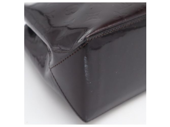 Borsa Louis Vuitton Monogram Vernis Wilshire PM Bordò - vista 10