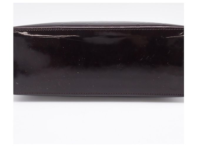 Borsa Louis Vuitton Monogram Vernis Wilshire PM Bordò - vista 6