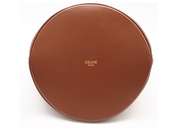 Céline Borsa a tracolla a secchiello Teen in pelle di vitello liscia Celine - vista 6
