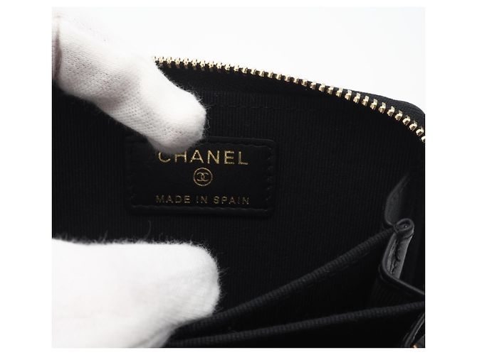 Monedero Matelassé Chanel Negro - vista 10