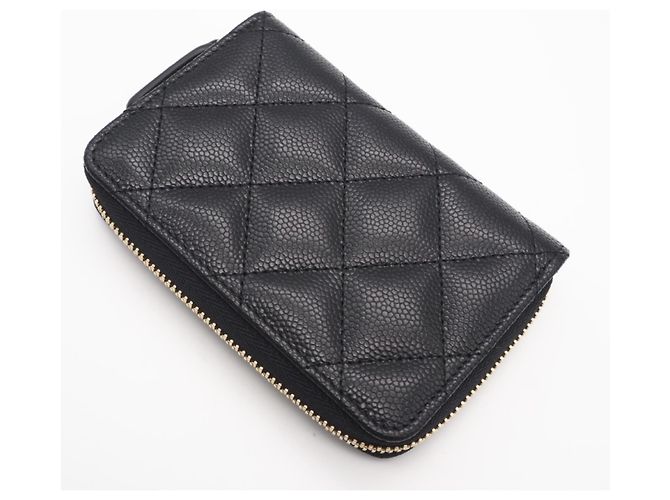 Monedero Matelassé Chanel Negro - vista 2