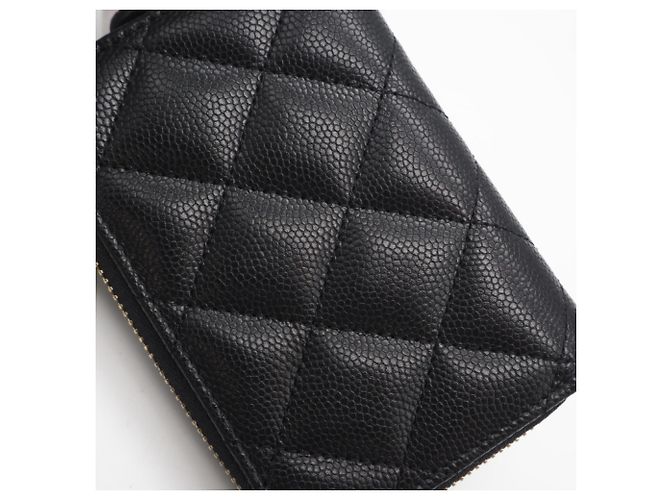 Monedero Matelassé Chanel Negro - vista 3