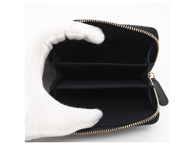 Monedero Matelassé Chanel Negro - vista 8