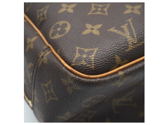 Borsa Louis Vuitton Monogram Deauville Nero - vista 10