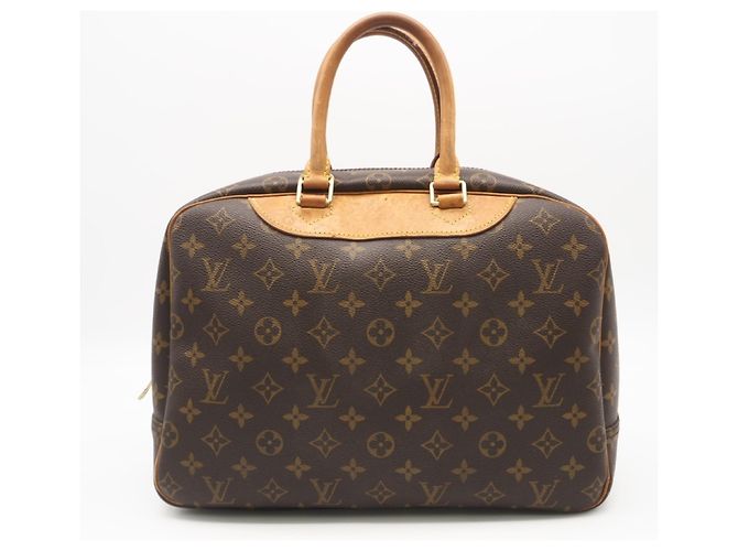 Borsa Louis Vuitton Monogram Deauville Nero - vista 2