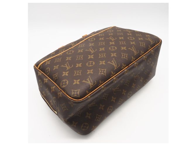 Borsa Louis Vuitton Monogram Deauville Nero - vista 5