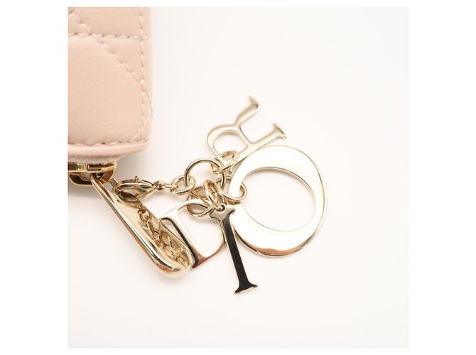 Cartera Christian Dior Lady Voyageur Beige - vista 4