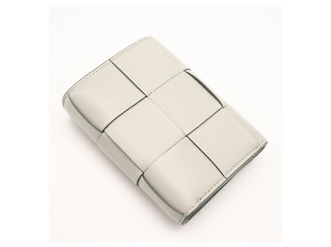 Cartera compacta Cassette Bottega Veneta Castaño Verde - vista 2