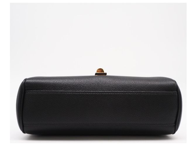 Céline Borsa a tracolla Celine Teen Soft 16 in pelle di vitello granulata Nero - vista 5