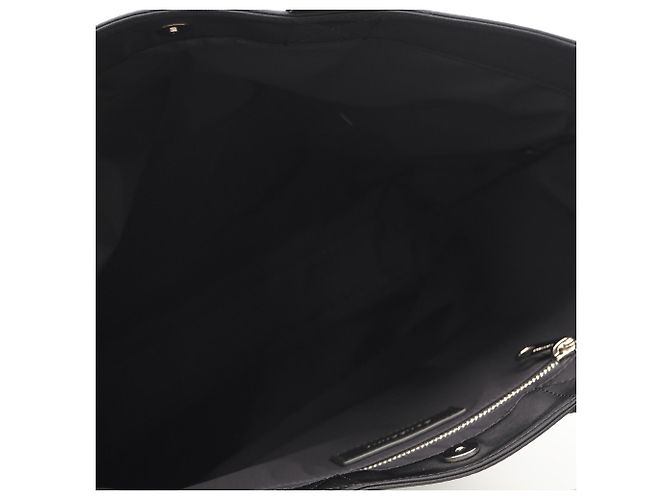 Borsa Tote Burberry Nylon Artier Nero Bianco - vista 11