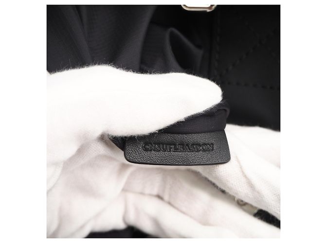 Borsa Tote Burberry Nylon Artier Nero Bianco - vista 15