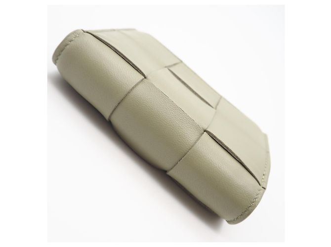 Cartera Bi-fold Cassette Small Bottega Veneta Beige - vista 5