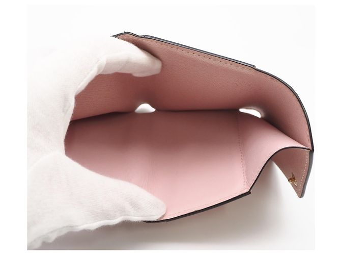 Cartera tríptico Zoe Monogram Louis Vuitton Castaño Rosa Beige - vista 14
