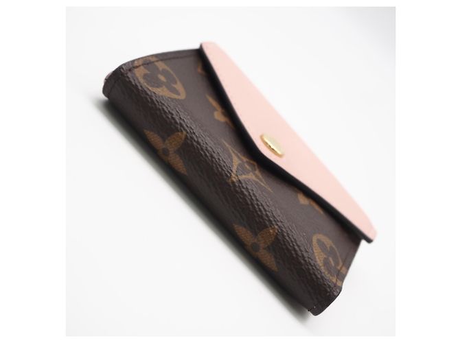 Cartera tríptico Zoe Monogram Louis Vuitton Castaño Rosa Beige - vista 7