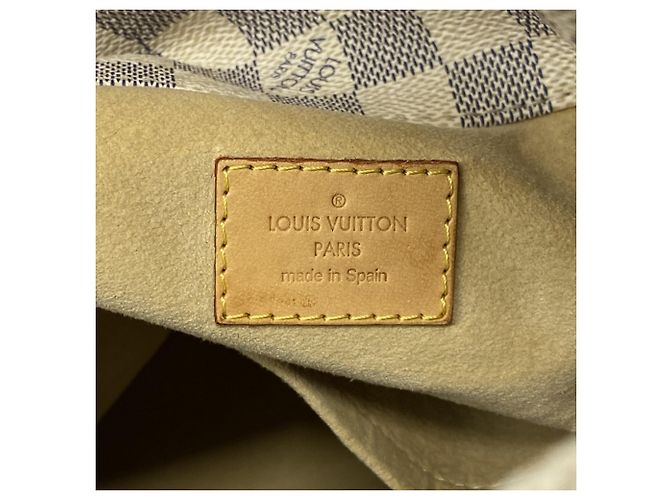 Borsa Tote Louis Vuitton Damier Azur Artsy MM Bianco - vista 5