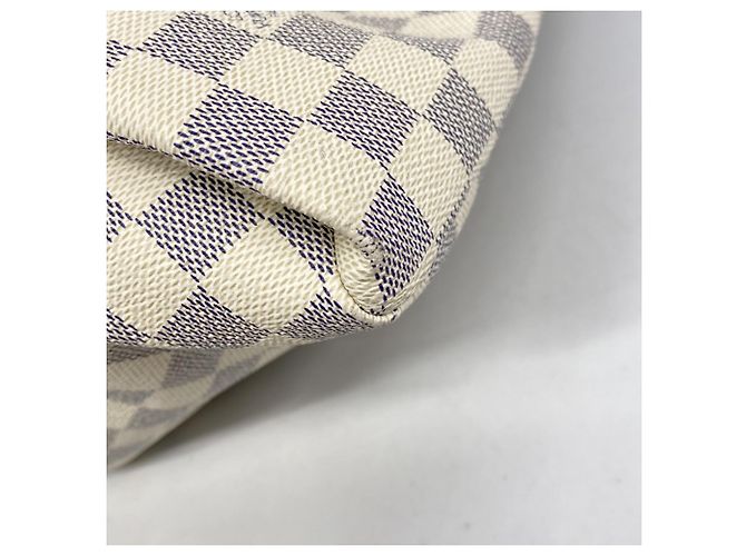 Borsa Tote Louis Vuitton Damier Azur Artsy MM Bianco - vista 6