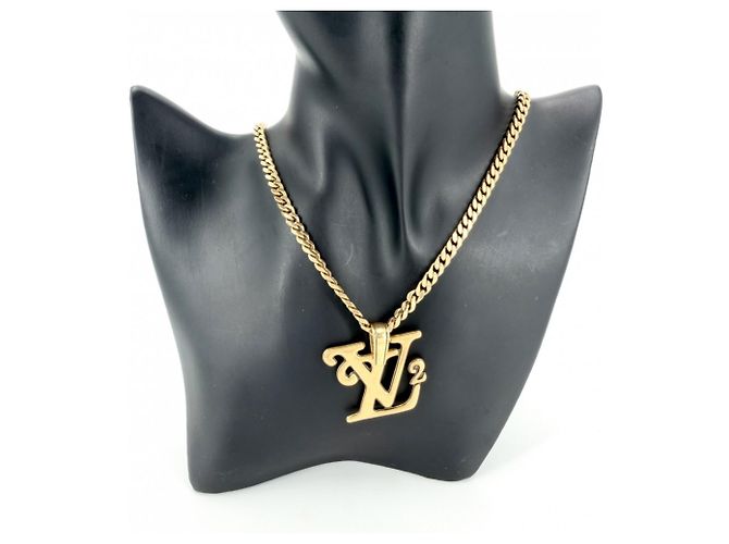Collana da uomo Louis Vuitton con pendente D'oro - vista 3