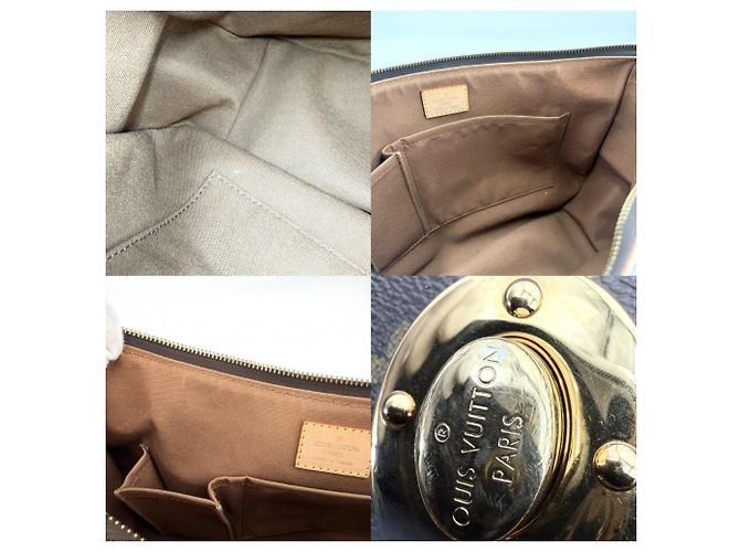 Borsa a tracolla Louis Vuitton Tulum GM da donna Marrone - vista 9