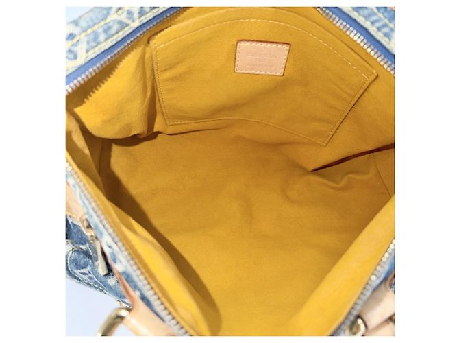 Borsa Louis Vuitton Neo Speedy Blu - vista 4