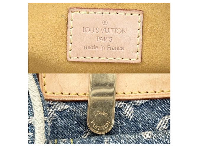Borsa Louis Vuitton Neo Speedy Blu - vista 5