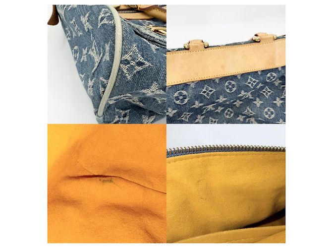 Borsa Louis Vuitton Neo Speedy Blu - vista 6