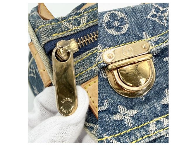 Borsa Louis Vuitton Neo Speedy Blu - vista 8