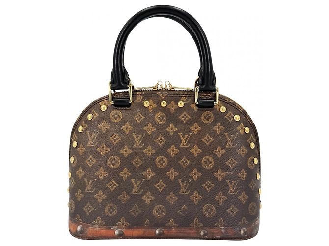 Borsa Louis Vuitton Alma BB Transformed Monogram da donna Marrone - vista 2