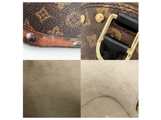 Borsa Louis Vuitton Alma BB Transformed Monogram da donna Marrone - vista 7