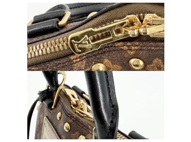 Borsa Louis Vuitton Alma BB Transformed Monogram da donna Marrone - vista 8