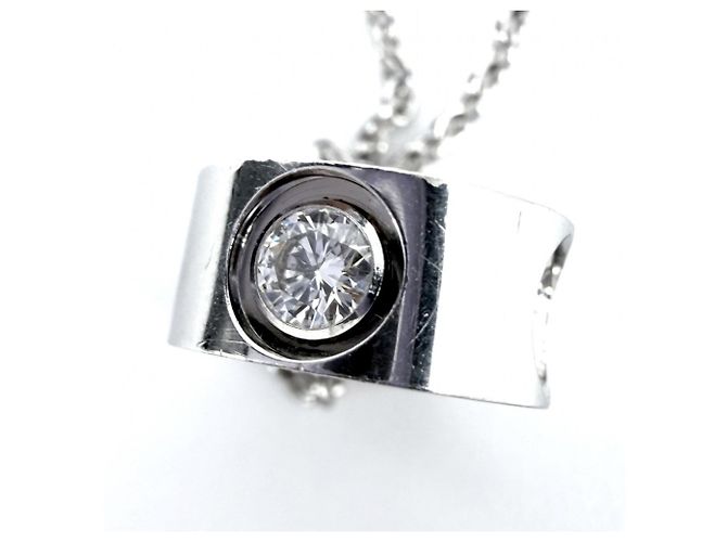Collana Louis Vuitton in oro bianco 18K - vista 6