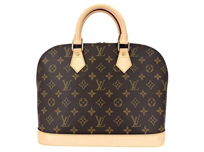 Borsa Louis Vuitton Alma PM Marrone - vista 2