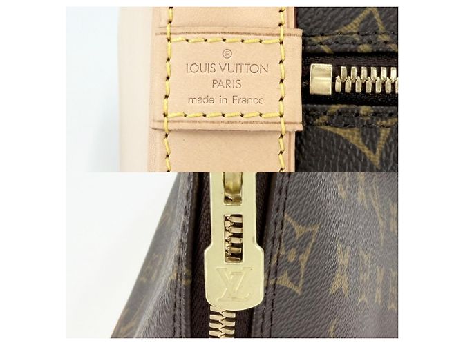 Borsa Louis Vuitton Alma PM Marrone - vista 5