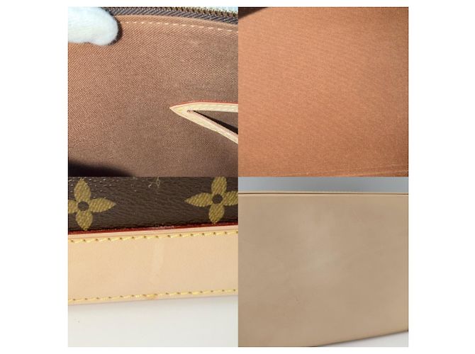 Borsa Louis Vuitton Alma PM Marrone - vista 6