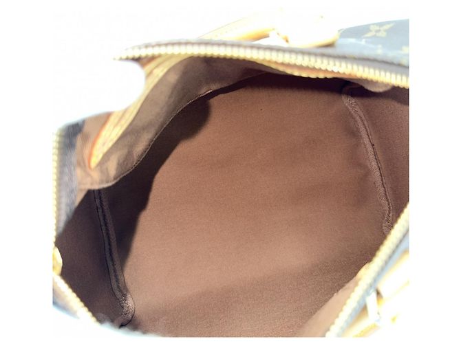 Borsa Boston Mini Monogram Speedy 25 da donna Louis Vuitton Marrone - vista 4