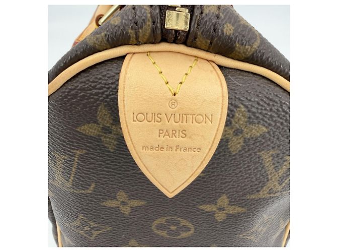 Borsa Boston Mini Monogram Speedy 25 da donna Louis Vuitton Marrone - vista 5