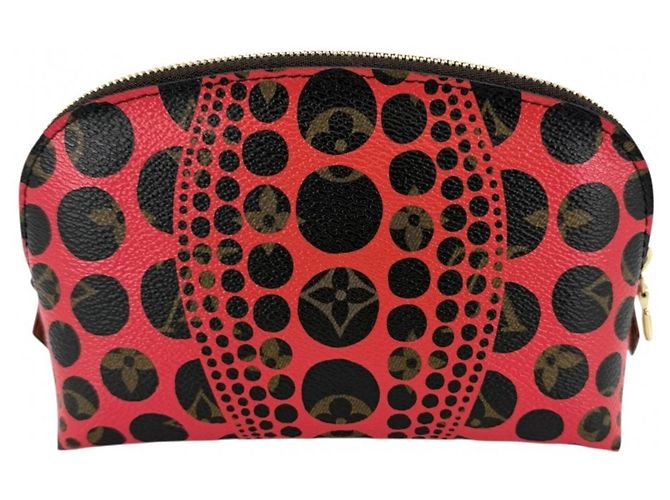 Beauty case da donna Louis Vuitton Marrone Rosso - vista 2