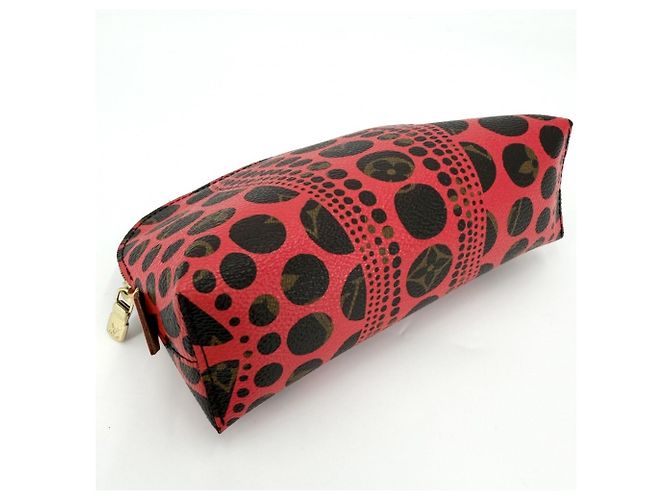 Beauty case da donna Louis Vuitton Marrone Rosso - vista 3