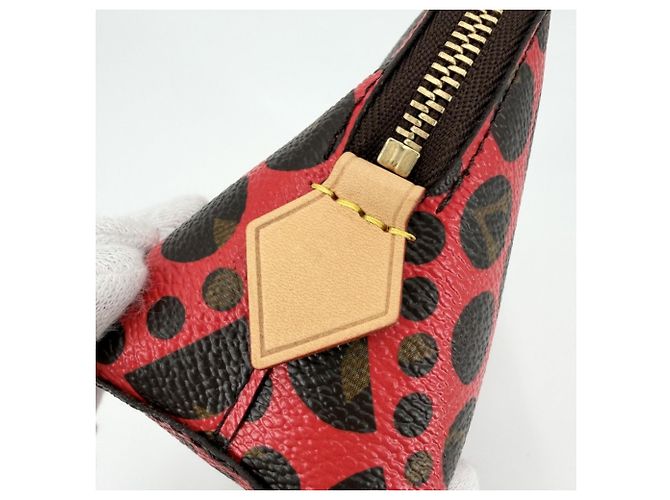 Beauty case da donna Louis Vuitton Marrone Rosso - vista 7