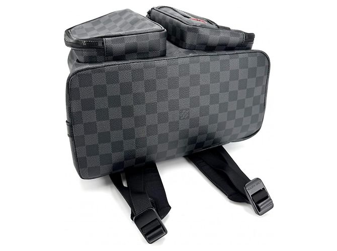 Zaino Utility Damier Graphite da uomo Louis Vuitton Nero - vista 3