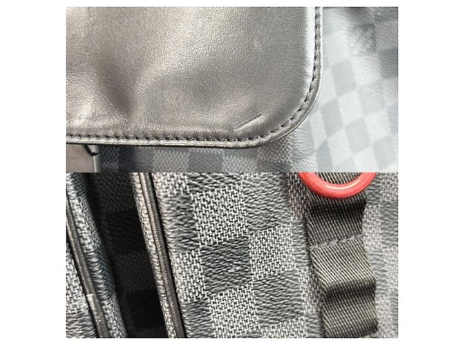 Zaino Utility Damier Graphite da uomo Louis Vuitton Nero - vista 9