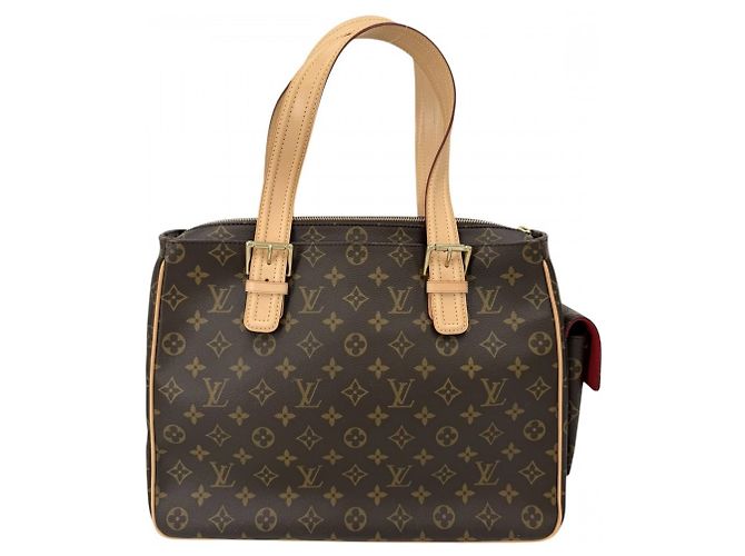 Borsa Tote Multiplicité Louis Vuitton Marrone - vista 2