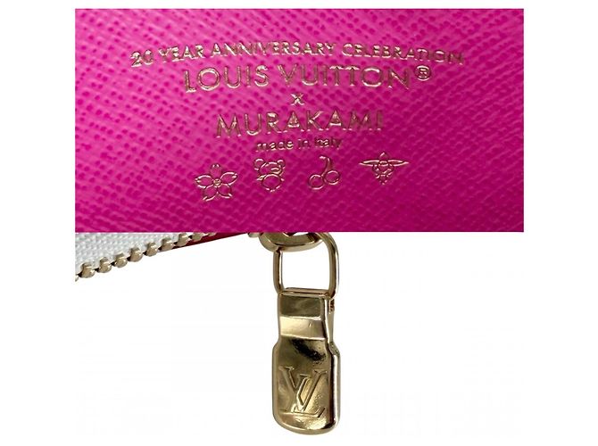 Portachiavi Monogram Louis Vuitton Bianco Multicolore D'oro - vista 5