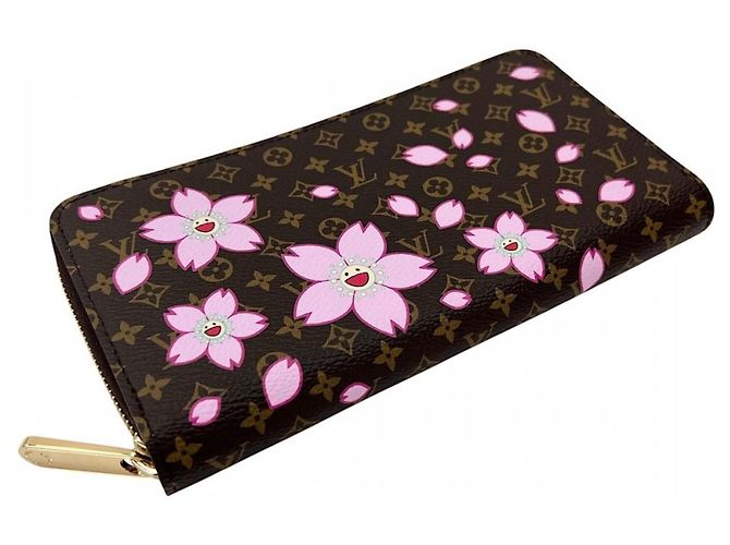 Cartera larga para mujer Louis Vuitton - LV x TM Zippy Cherry Blossom Castaño Rosa - vista 3
