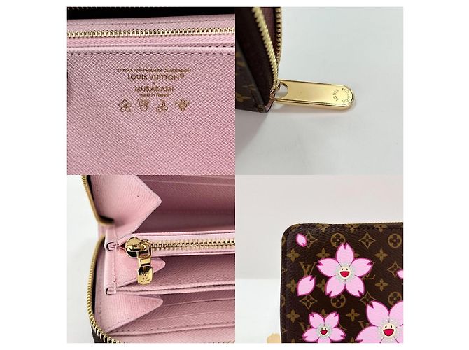 Cartera larga para mujer Louis Vuitton - LV x TM Zippy Cherry Blossom Castaño Rosa - vista 7
