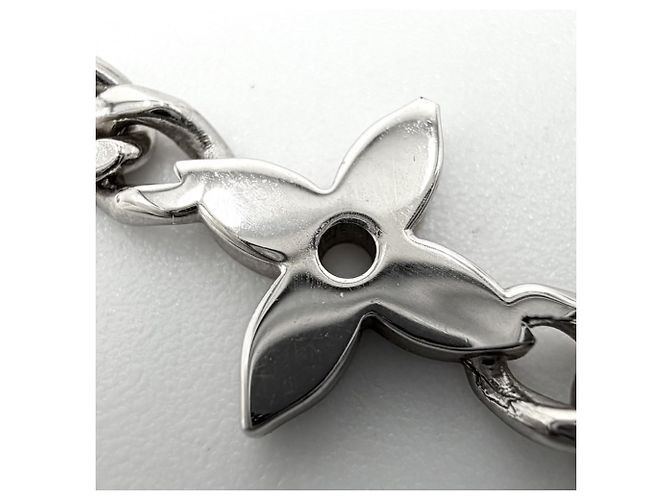 Collana Monogram Flower da uomo Louis Vuitton Argento - vista 7