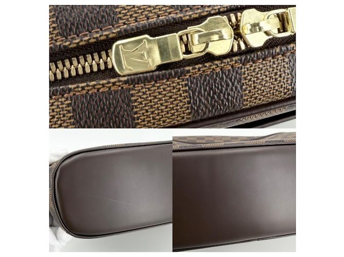 Borsa a tracolla Louis Vuitton Damier Ipanema GM Marrone - vista 6