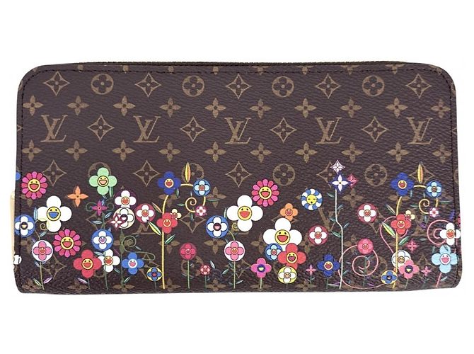Cartera Zippy Monogram Louis Vuitton Castaño Multicolor Monograma - vista 2