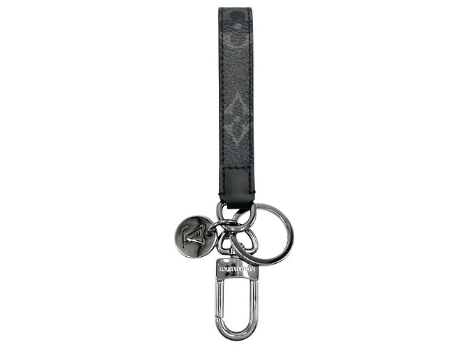 Louis Vuitton Men's Monogram Eclipse Keyring Black - view 2