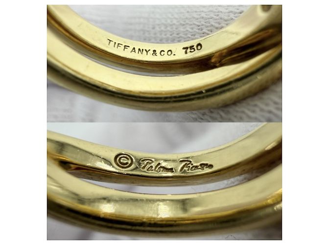 Anello Tiffany & Co. Paloma Picasso Design Croce Giallo - vista 4